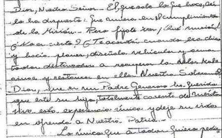 "QUERIDO PAPÁ": La carta que un soldado le escribió a su padre poco antes de morir en combate.