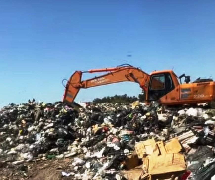 MIRAMAR: DENUNCIAN CONDICIONES LABORALES  INHUMANAS DE LOS EMPLEADOS   MUNICIPALES QUE TRABAJAN  EN EL BASURERO