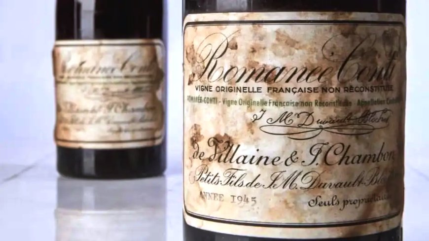 PAGARON MÁS DE  U$S 800 MIL  POR  UNA BOTELLA DE VINO. Lo harías?