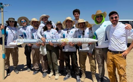 ESTUDIANTES ARGENTINOS DISEÑARON COHETE SUPERSÓNICO PARA COMPETIR EN EE.UU