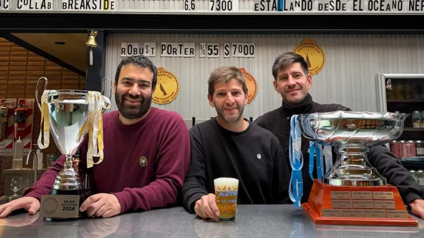 UNA CERVEZA ARTESANAL ARGENTINA SUBIÓ AL PODIO JUNTO A GIGANTES DE SUDAMÉRICA