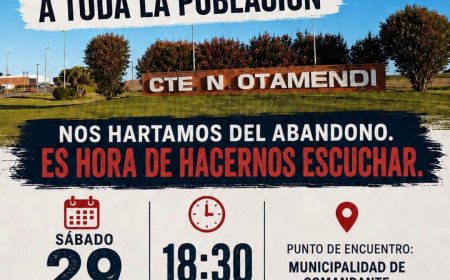 OTAMENDI: “CANSADOS DEL ABANDONO”,  VECINOS ORGANIZAN UN NUEVO RECLAMO AL MUNICIPIO